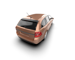 Modern car isolated on background. 3d rendering - illustration png