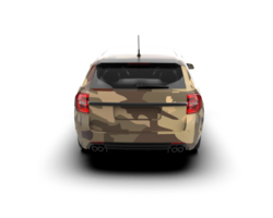 Modern car isolated on background. 3d rendering - illustration png