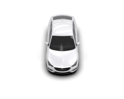 Modern car isolated on background. 3d rendering - illustration png