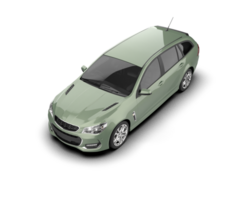 Modern car isolated on background. 3d rendering - illustration png