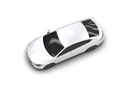 Modern car isolated on background. 3d rendering - illustration png