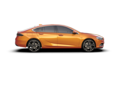 Modern car isolated on background. 3d rendering - illustration png