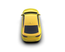 Modern car isolated on background. 3d rendering - illustration png