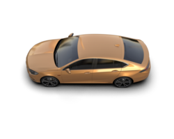 Modern car isolated on background. 3d rendering - illustration png