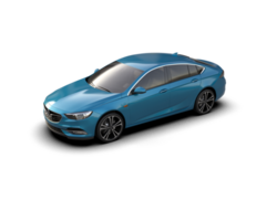 Modern car isolated on background. 3d rendering - illustration png