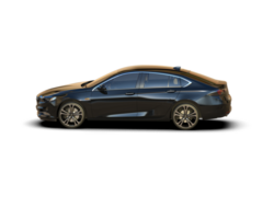 Modern car isolated on background. 3d rendering - illustration png