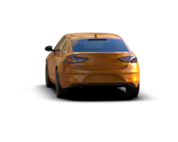 Modern car isolated on background. 3d rendering - illustration png
