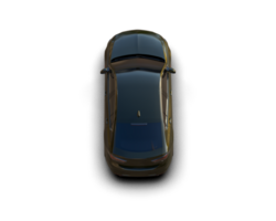 Modern car isolated on background. 3d rendering - illustration png