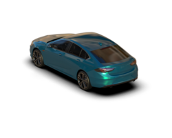 Modern car isolated on background. 3d rendering - illustration png