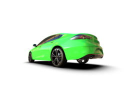 Modern car isolated on background. 3d rendering - illustration png