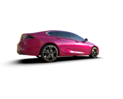Modern car isolated on background. 3d rendering - illustration png