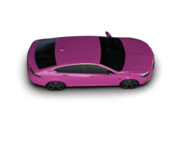 Modern car isolated on background. 3d rendering - illustration png