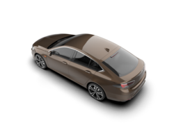 Modern car isolated on background. 3d rendering - illustration png