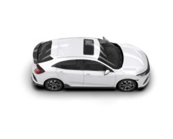 Modern car isolated on background. 3d rendering - illustration png