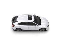 Modern car isolated on background. 3d rendering - illustration png