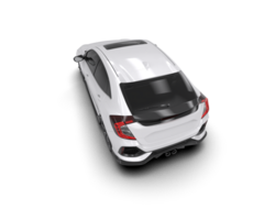 Modern car isolated on background. 3d rendering - illustration png