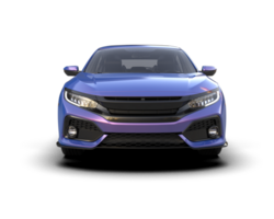 Modern car isolated on background. 3d rendering - illustration png