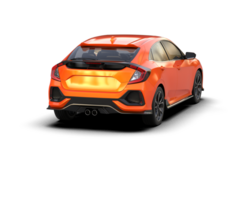 Modern car isolated on background. 3d rendering - illustration png