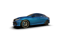 Modern car isolated on background. 3d rendering - illustration png