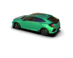 Modern car isolated on background. 3d rendering - illustration png