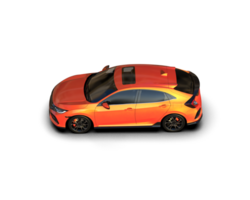 Modern car isolated on background. 3d rendering - illustration png