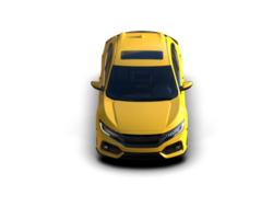 Modern car isolated on background. 3d rendering - illustration png