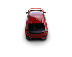 Modern car isolated on background. 3d rendering - illustration png
