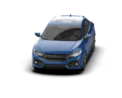 Modern car isolated on background. 3d rendering - illustration png
