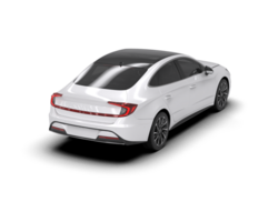 Modern car isolated on background. 3d rendering - illustration png