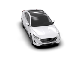 Modern car isolated on background. 3d rendering - illustration png