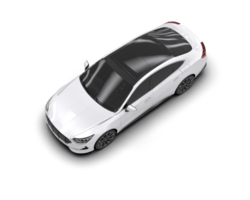 Modern car isolated on background. 3d rendering - illustration png
