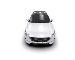 Modern car isolated on background. 3d rendering - illustration png