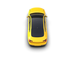 Modern car isolated on background. 3d rendering - illustration png
