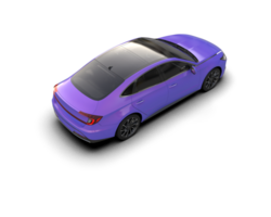 Modern car isolated on background. 3d rendering - illustration png