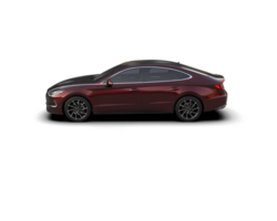 Modern car isolated on background. 3d rendering - illustration png