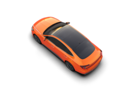 Modern car isolated on background. 3d rendering - illustration png