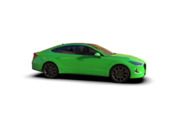 Modern car isolated on background. 3d rendering - illustration png