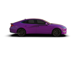 Modern car isolated on background. 3d rendering - illustration png