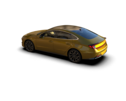 Modern car isolated on background. 3d rendering - illustration png