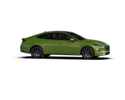 Modern car isolated on background. 3d rendering - illustration png