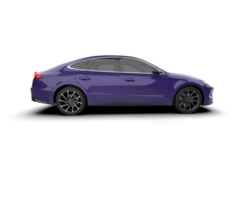 Modern car isolated on background. 3d rendering - illustration png