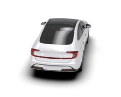 Modern car isolated on background. 3d rendering - illustration png