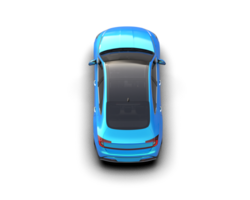 Modern car isolated on background. 3d rendering - illustration png