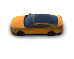 Modern car isolated on background. 3d rendering - illustration png