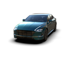 Modern car isolated on background. 3d rendering - illustration png