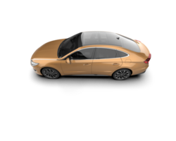 Modern car isolated on background. 3d rendering - illustration png