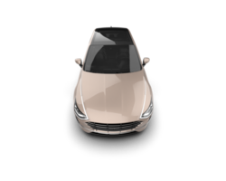 Modern car isolated on background. 3d rendering - illustration png