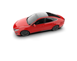 Modern car isolated on background. 3d rendering - illustration png