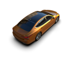 Modern car isolated on background. 3d rendering - illustration png