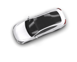 Modern car isolated on background. 3d rendering - illustration png